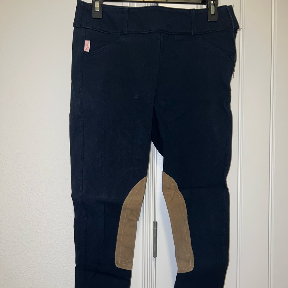 Navy Blue Tailored Sportsman Breeches